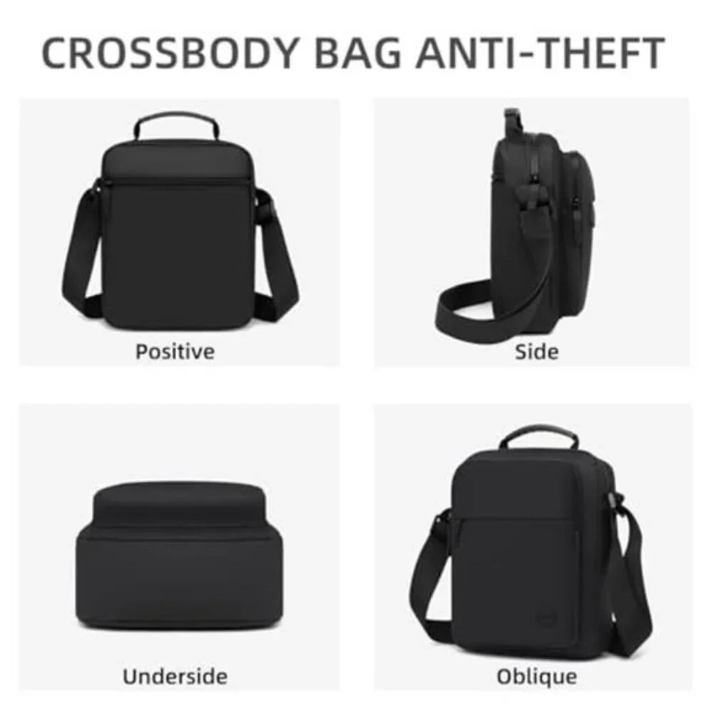 Small Messenger Bag for Men Women Purse for Men Multi Pocket Purses Bag Hold
